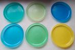 6 gekleurde kinderbordjes - Mogen in micro en vaatwas, Ophalen of Verzenden, Gebruikt, Overige typen
