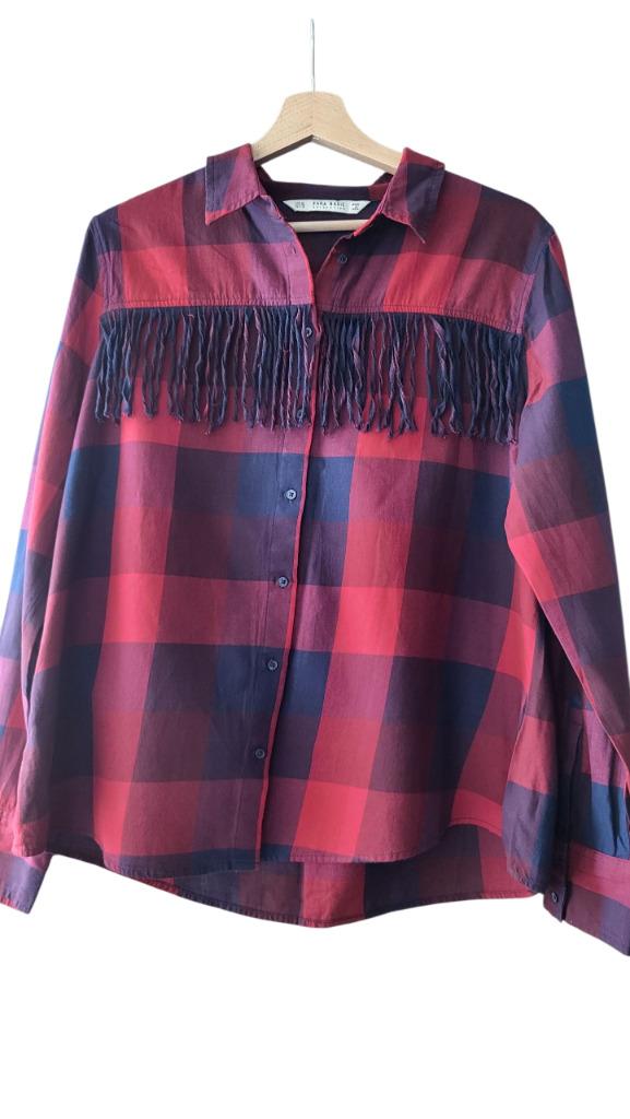 Chemise à franges et carreaux Zara, Vêtements | Femmes, Vêtements Femmes Autre, Enlèvement