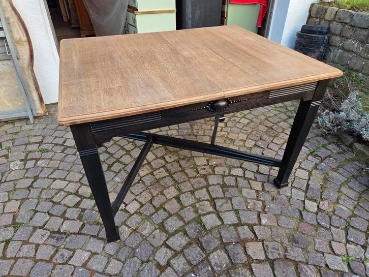 Schitterende antieke massieve eikenhouten eettafel, Tuin en Terras, Tuintafels, Ophalen