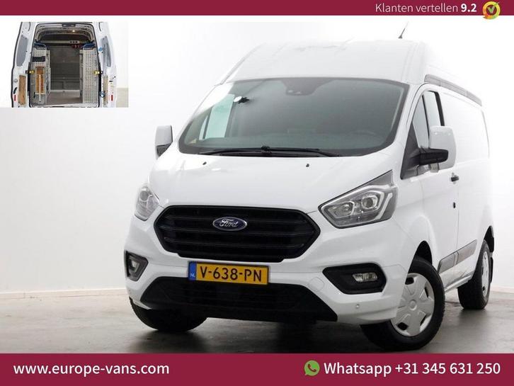 Ford Transit Custom 2.0 TDCI 130pk E6 L1H2 Trend Airco/Navi/, Auto's, Bestelwagens en Lichte vracht, Bedrijf, ABS, Airconditioning