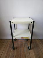 Industriële trolley - tafel op wielen - Workshop - Loft, Ophalen of Verzenden, Zo goed als nieuw, Industriel, Metaal