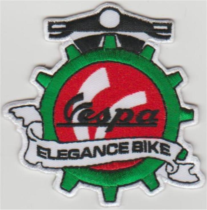 Vespa Elegance Bike stoffen opstrijk patch embleem #15, Motoren, Accessoires | Overige, Nieuw, Verzenden