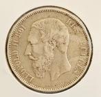 5 frank Leopold II, Postzegels en Munten, Zilver, Ophalen of Verzenden, Losse munt, Zilver