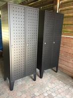 Zwarte 2 - deurs lockerkasten / vestiairekasten . Als nieuw!, Ophalen, Zo goed als nieuw