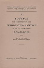 Zuidwestbrabantsch in de XIIIe en XIVe eeuw FONOLOGIE, Boeken, Studieboeken en Cursussen, Ophalen of Verzenden, Gelezen