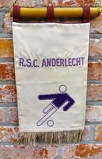 RSC Anderlecht 1960s vintage vaandel wimpel voetbal  vintage, Ophalen of Verzenden, Zo goed als nieuw, Vaantje of Sjaal