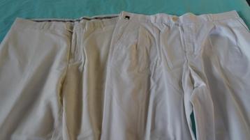 PANTALONS GRANDES TAILLES POUR HOMMES, Enlèvement ou Envoi, Pantalon ou Jeans, Porté, Blanc