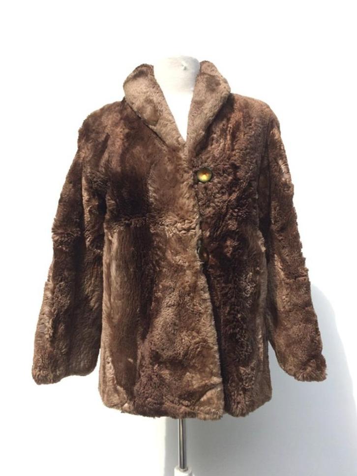 Veste en fourrure synth  60s * Vintage * synth Bont jas, Vêtements | Femmes, Vestes | Hiver, Porté, Taille 38/40 (M), Brun, Enlèvement ou Envoi