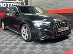 **Audi A3 s-line // 49.000km // 30tfsi // s-tronic**, Zwart, Leder, Bedrijf, 5 zetels