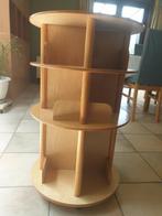 3-laagse houten boekenkast op wielen, Huis en Inrichting, Kasten | Overige, Ophalen, Zo goed als nieuw