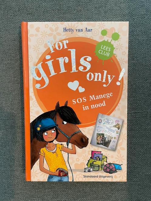 For Girls only - Hetty Van Aar - SOS manege in nood, Livres, Livres pour enfants | Jeunesse | 10 à 12 ans, Comme neuf, Enlèvement ou Envoi