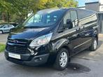 Ford Transit Custom 2.2D 2014, 188.150km, Dubbel Cabine,, Auto's, 1995 cc, 4 cilinders, Zwart, Ford