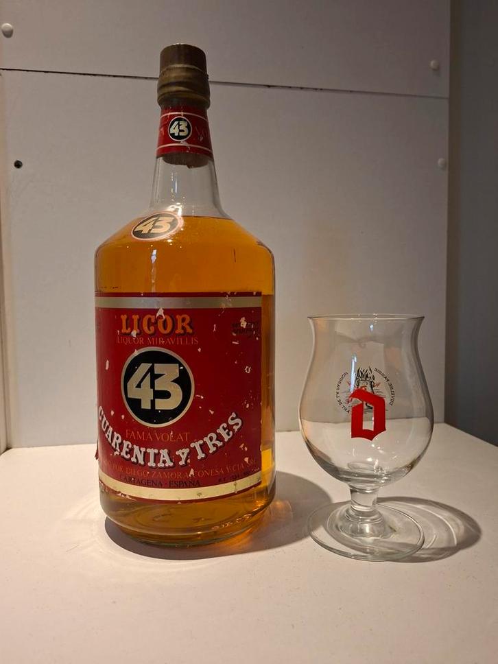 Spaanse likeur 43 fles van 3l verzamel, Verzamelen, Biermerken, Nieuw, Flesje(s), Overige merken, Ophalen