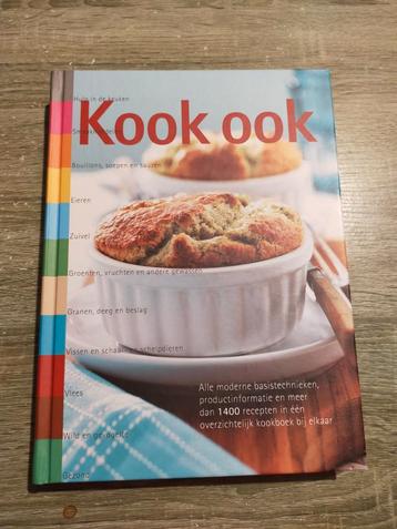 Kookboek Kook ook beschikbaar voor biedingen