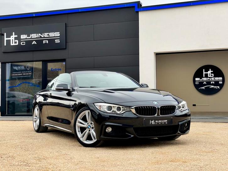 BMW 420 dA/ CABRIOLET/ PACK M/ BI-XENON/ CUIR CHAUFFANT, Auto's, BMW, Bedrijf, Te koop, 4 Reeks, ABS, Achteruitrijcamera, Adaptieve lichten