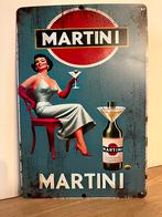Plaque metallique martini, Collections, Marques & Objets publicitaires, Enlèvement ou Envoi, Comme neuf