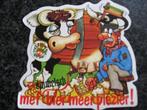 Vintage Sticker Dommelsch met Bier meer plezier Biermerk, Verzamelen, Ophalen of Verzenden, Nieuw, Merk