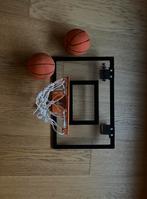Mini basketbalring + 2 balletjes, Ophalen, Zo goed als nieuw