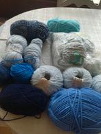 Verschillende blauwe garens, Hobby en Vrije tijd, Breien en Haken, Ophalen of Verzenden, Zo goed als nieuw