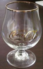 Coca Cola cognac glas op voet goudkleurige tekst 0,3L, Ophalen of Verzenden, Nieuw