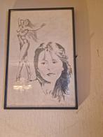 Naakt Pentekening van Mattelaer frans "  dansen", Antiek en Kunst, Ophalen