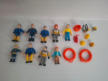 Lot Brandweerman Sam figuren en accessoires beschikbaar voor biedingen