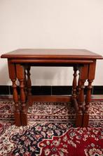 Vintage houten bijzet tafel (set van 2), jaren 70, Ophalen