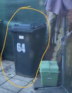 Restafval container 220 Liters hoboken, Ophalen, Zo goed als nieuw