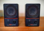 2 Fostex 6301B + supports, Overige merken, Front, Rear of Stereo speakers, Gebruikt, Minder dan 60 watt