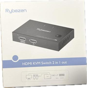 KVM switch HDMI 2 in 1 out NEUF disponible aux enchères