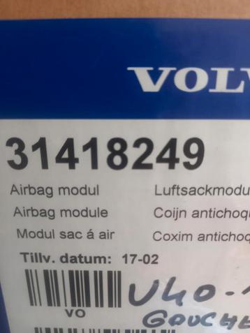  Airbag  siège  Volvo V40 13-