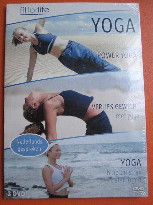 Yoga (3 disc) nieuw in de verpakking, Cd's en Dvd's, Dvd's | Sport en Fitness, Nieuw in verpakking, Cursus of Instructie, Yoga, Fitness of Dans