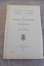 de Gentsche stadsfinanciën in de Middeleeuwen, Comme neuf, Enlèvement ou Envoi, 20e siècle ou après