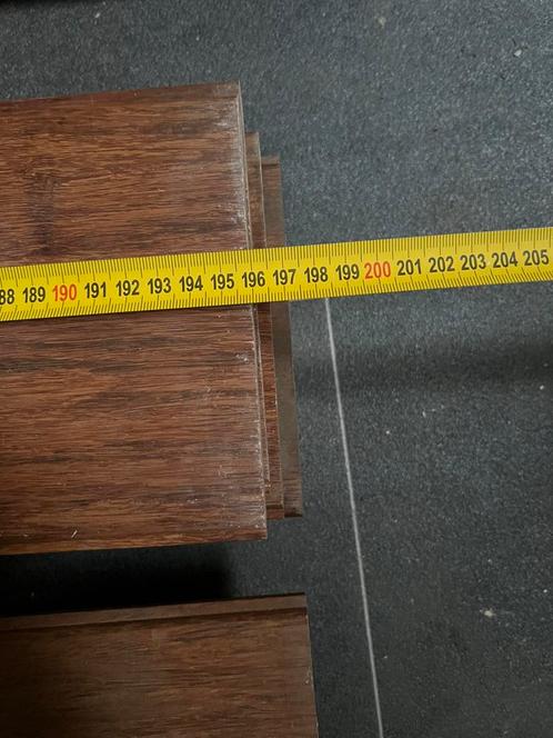 lames de parquet massif bois rouge – 12 pièces, Huis en Inrichting, Woonaccessoires | Kamerschermen, Zo goed als nieuw, Ophalen