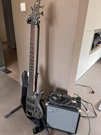 ESP basgitaar met Fender Rumble 15 versterker, Musique & Instruments, Instruments à corde | Guitares | Basses, Comme neuf, Enlèvement