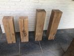 Volle eiken balken ( decoratie) 4 stuks ook verkrijgbaar per, Tuin en Terras, Ophalen, Nieuw, Hardhout, Minder dan 180 cm