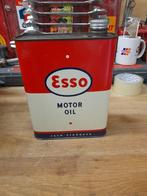 oude lege oliekan esso motorolie standaard, Verzamelen, Blikken, Verzenden, Gebruikt, Overige, Overige merken