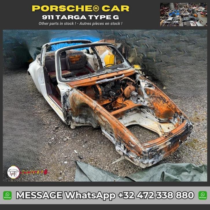 Caisse Porsche 911 Targa Type G non accidentée, Autos : Pièces & Accessoires, Autres pièces automobiles, Pièces Oldtimer ou Ancêtre
