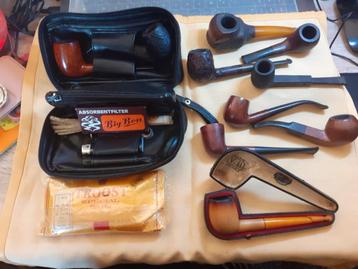 Lot d'anciennes pipes beschikbaar voor biedingen