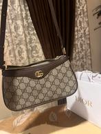 Gucci tas, Handtassen en Accessoires, Tassen | Damestassen, Verzenden, Nieuw, Bruin, Handtas