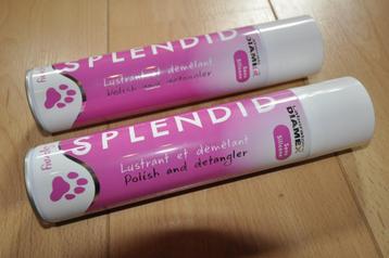 Splendid soin démélant chiens et chats lot 2x400ml neufs beschikbaar voor biedingen