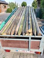 Houten palen. Ijzerpalen, Tuin en Terras, Palen, Balken en Planken, Ophalen of Verzenden, Gebruikt, Palen