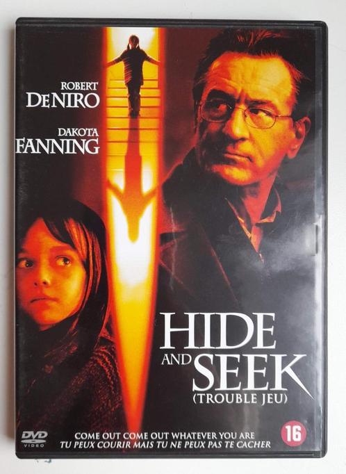 DVD film "Hide and Seek" (Trouble jeu) avec R. de Niro, CD & DVD, DVD | Action, Comme neuf, Thriller d'action, Coffret, À partir de 16 ans