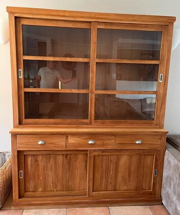 Teak vitrine / barkast beschikbaar voor biedingen