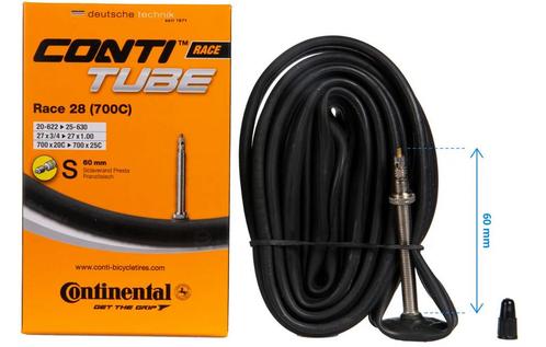 4 x Continental Race 28 Binnenband 60mm, Fietsen en Brommers, Fietsaccessoires | Overige Fietsaccessoires, Nieuw, Ophalen