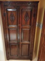 Vintage kast, Huis en Inrichting, Ophalen, Gebruikt, Eikenhout, Met deur(en)