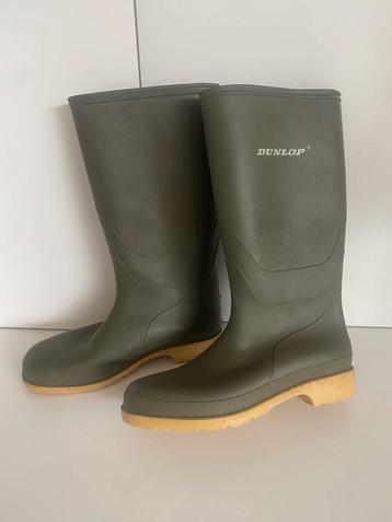 Bottes en caoutchouc taille 39 Dunlop, Enlèvement, Comme neuf, Bottes