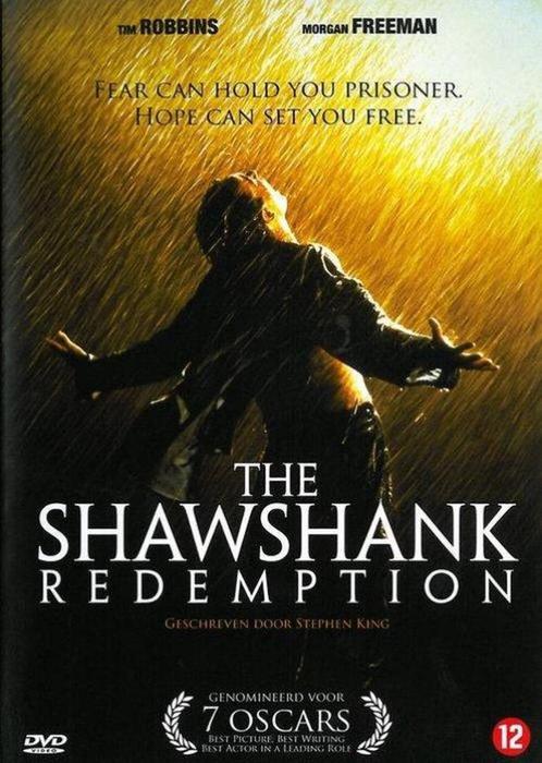DVD - The Shawshank Redemption (1994) • Tim Robbins, Cd's en Dvd's, Dvd's | Drama, Zo goed als nieuw, Vanaf 12 jaar, Ophalen of Verzenden