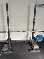 TOORX PORTABLE SQUAT STANDS WLX-3000, Sport en Fitness, Fitnessmaterialen, Ophalen, Zo goed als nieuw, Rug