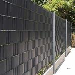 Vlechtband zwart 50m (19cm breed, uv bestendig), Tuin en Terras, Ophalen